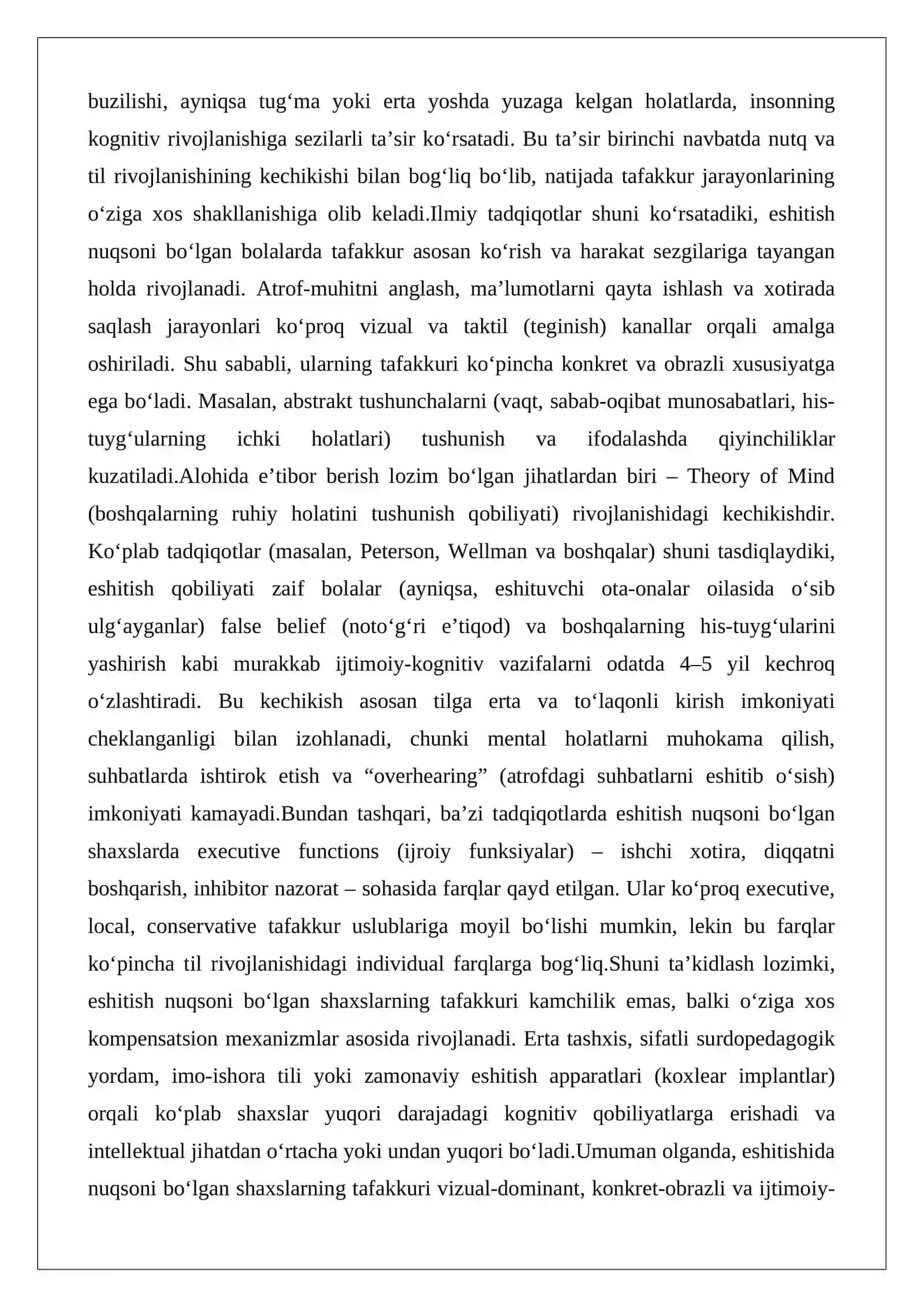 Eshitishida nuqsoni bo‘lgan shaxslarning tafakkur xususiyatlari 2