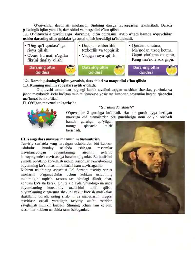 KUBIZM USLUBIDA NATYURMORT ISHLASH 2