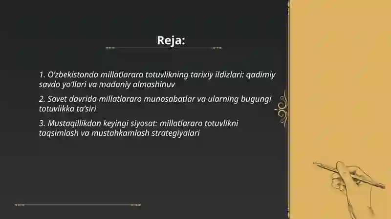 Oʻzbekistonda millatlararo totuvlikni taqsimlash tarixiy ildizlari va demokratik prinsplari 2