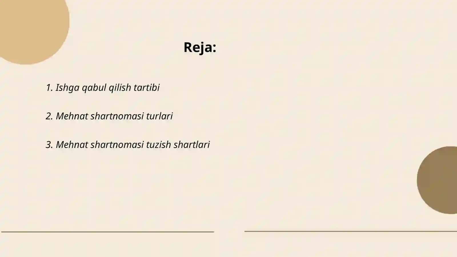 Ishga qabul qilish va mehnat shartnomasini bekor qilish tartibi 2