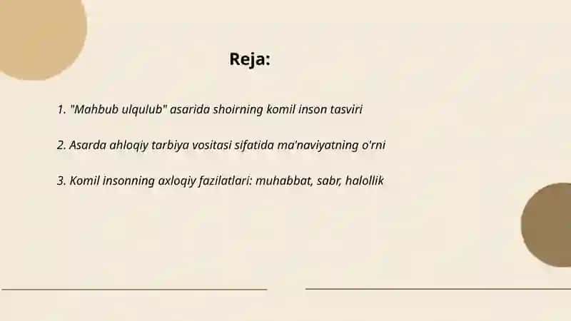 Mahbub ulqulub-ahloqiy talimiy asar 2
