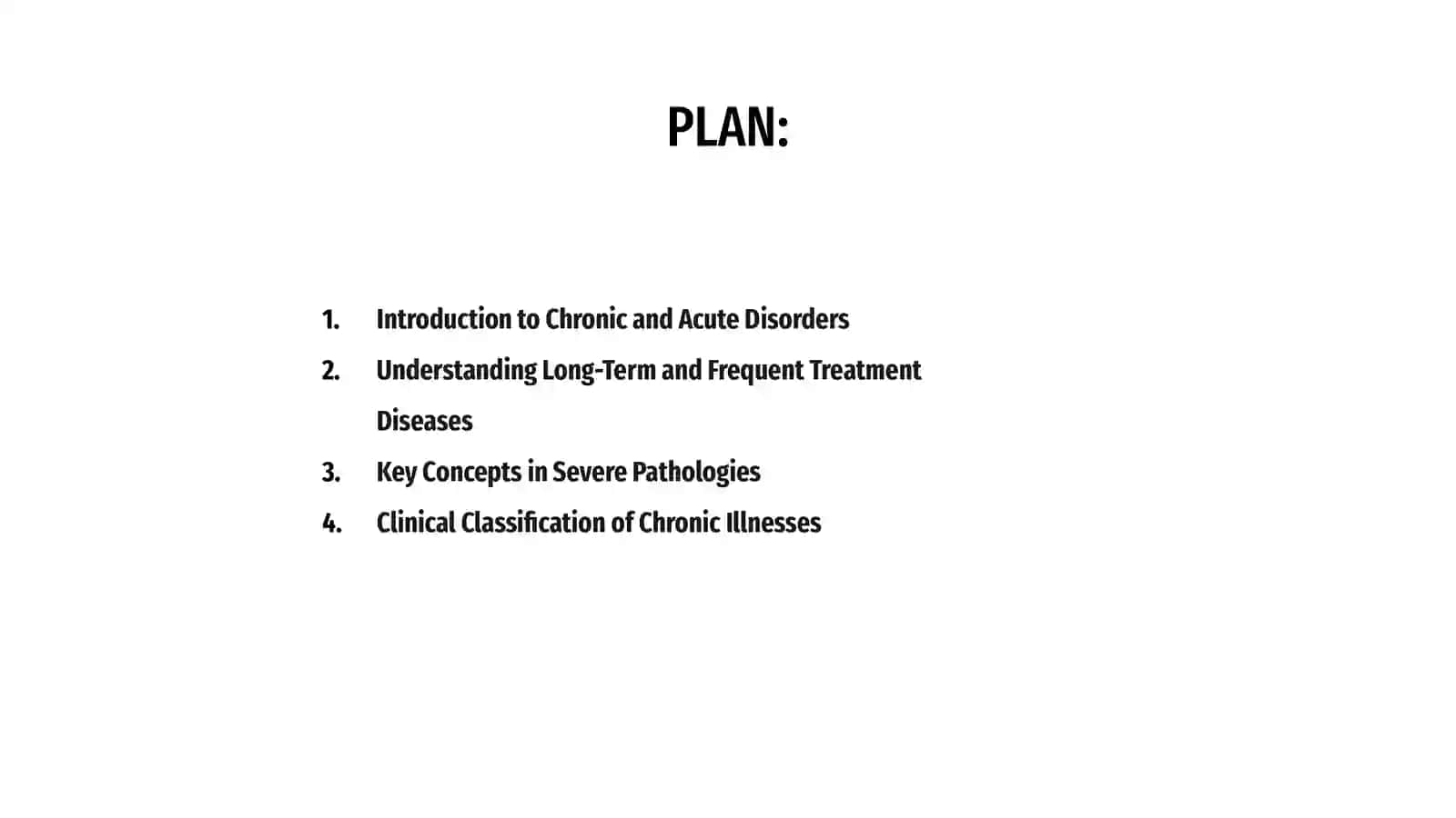 Chronic and Acute Disorders 2