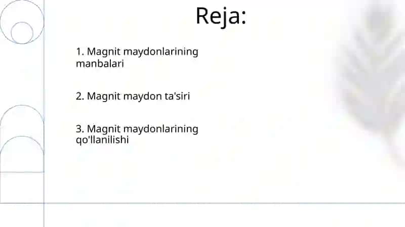 Yerning magnit maydoni 2