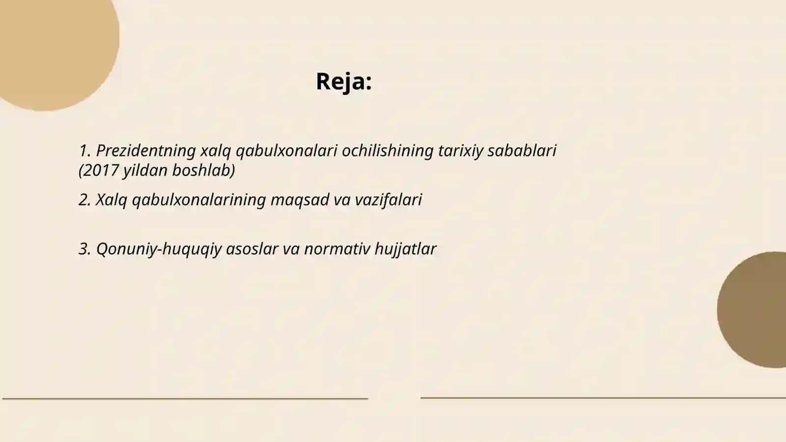 Prezidentning xalq qabulxonalari ochilishining tarixiy sabablari (2017 yildan boshlab) 2