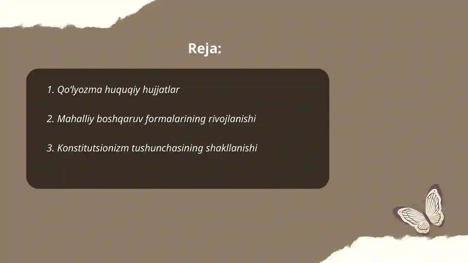 Konsitutsiyaning paydo bo‘lish tarixi 2