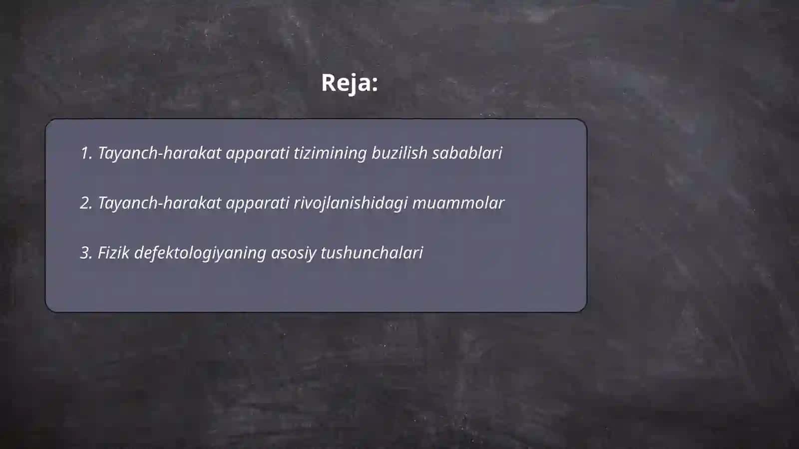 Tayanch-harakat apparati tizimi buzilgan bolalar rivojlanishida muammolari boʻlgan bolalar maxsus ta'limi mazmuni 2