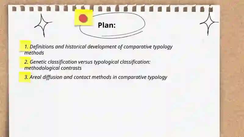 Methods of Comparative Typology and Notions of a Type of a Language 2