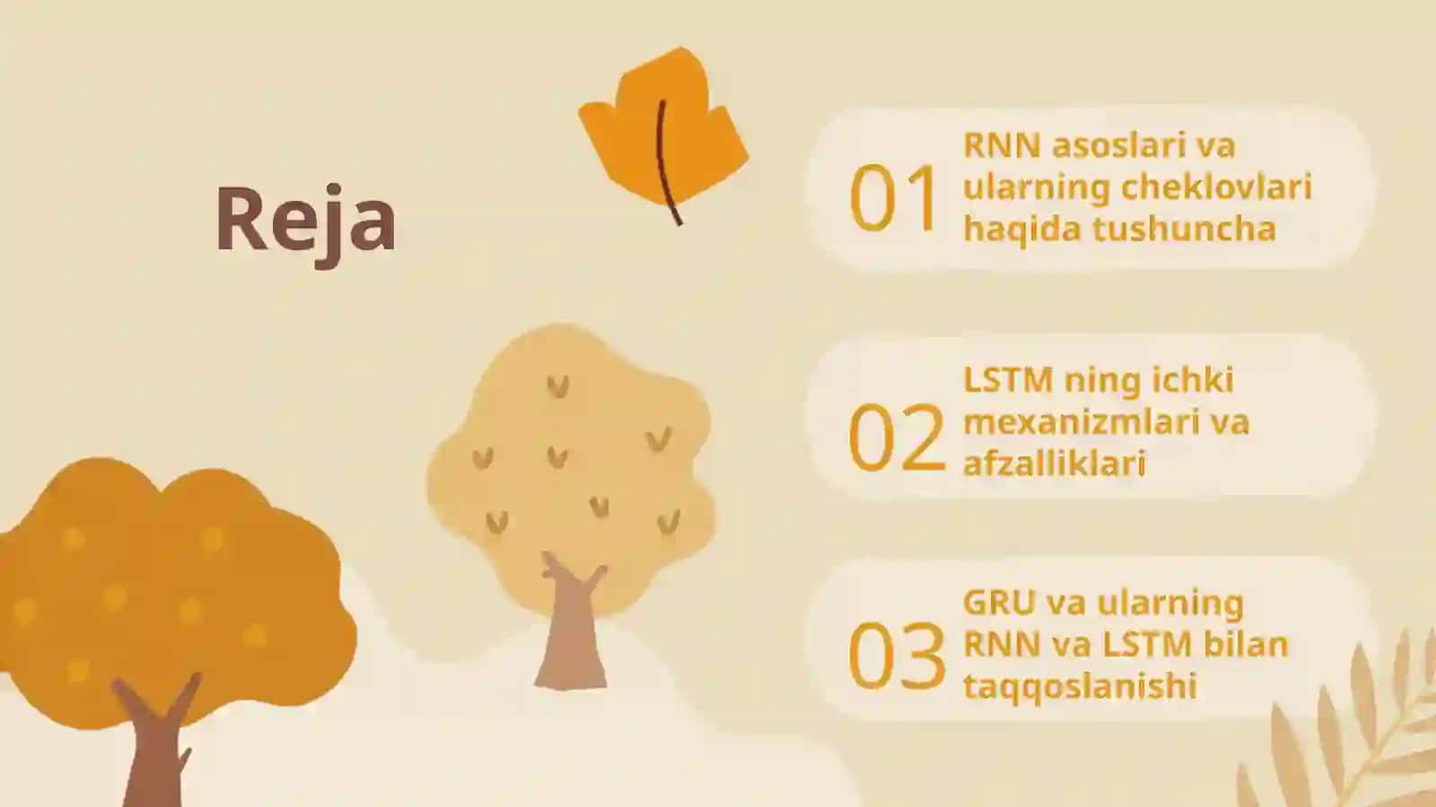 Farqlarni o'rganish (RNN, LSTM va GRU) 2