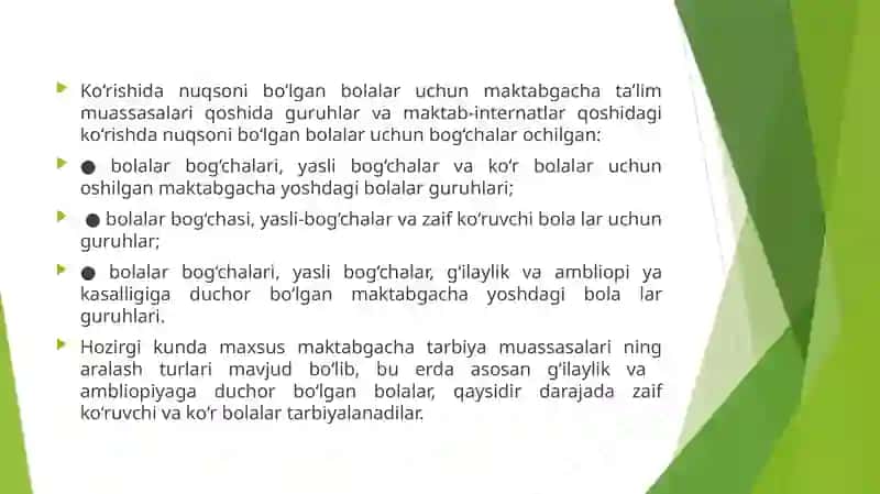 Bolalar Bog'chasi va O'ziga Xos Faoliyat 2
