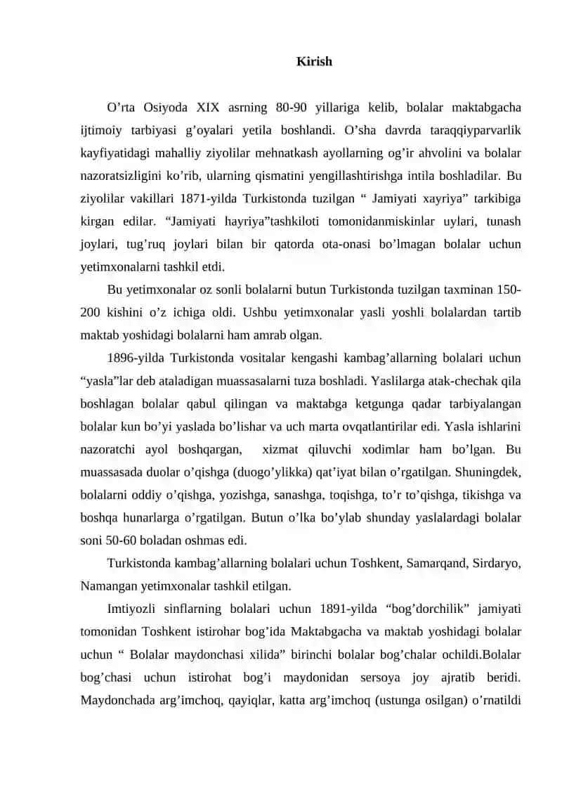 MAKTABGACHA TA'LIMNI TASHKIL QILISH VA UNI BOSHQARISH TURLARI 2