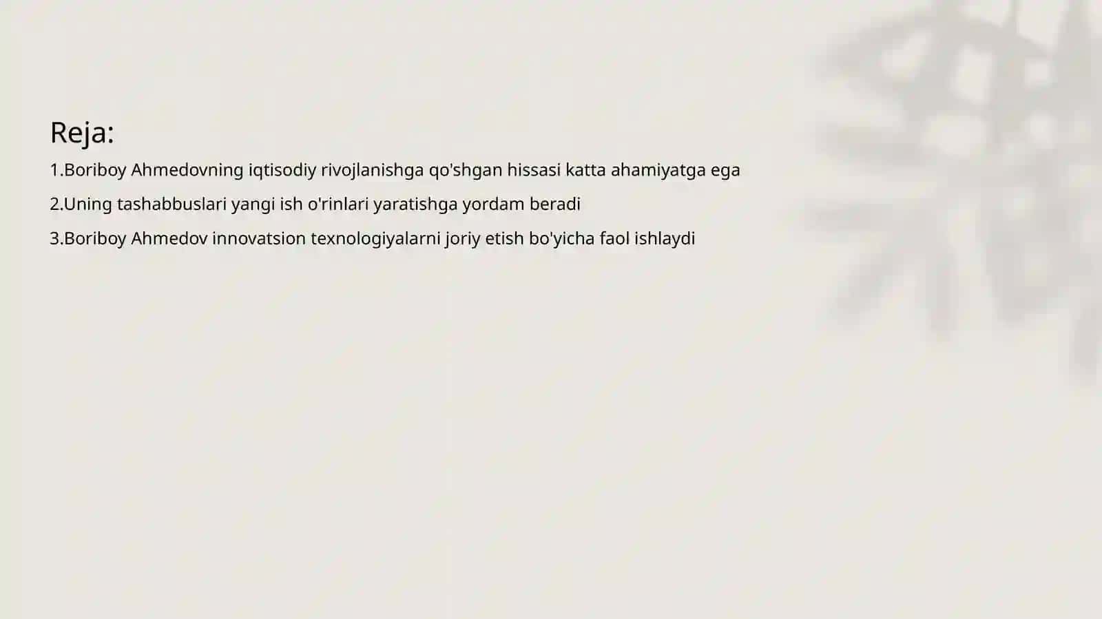 Borivoy Ahmedov hayot faoliyati 2