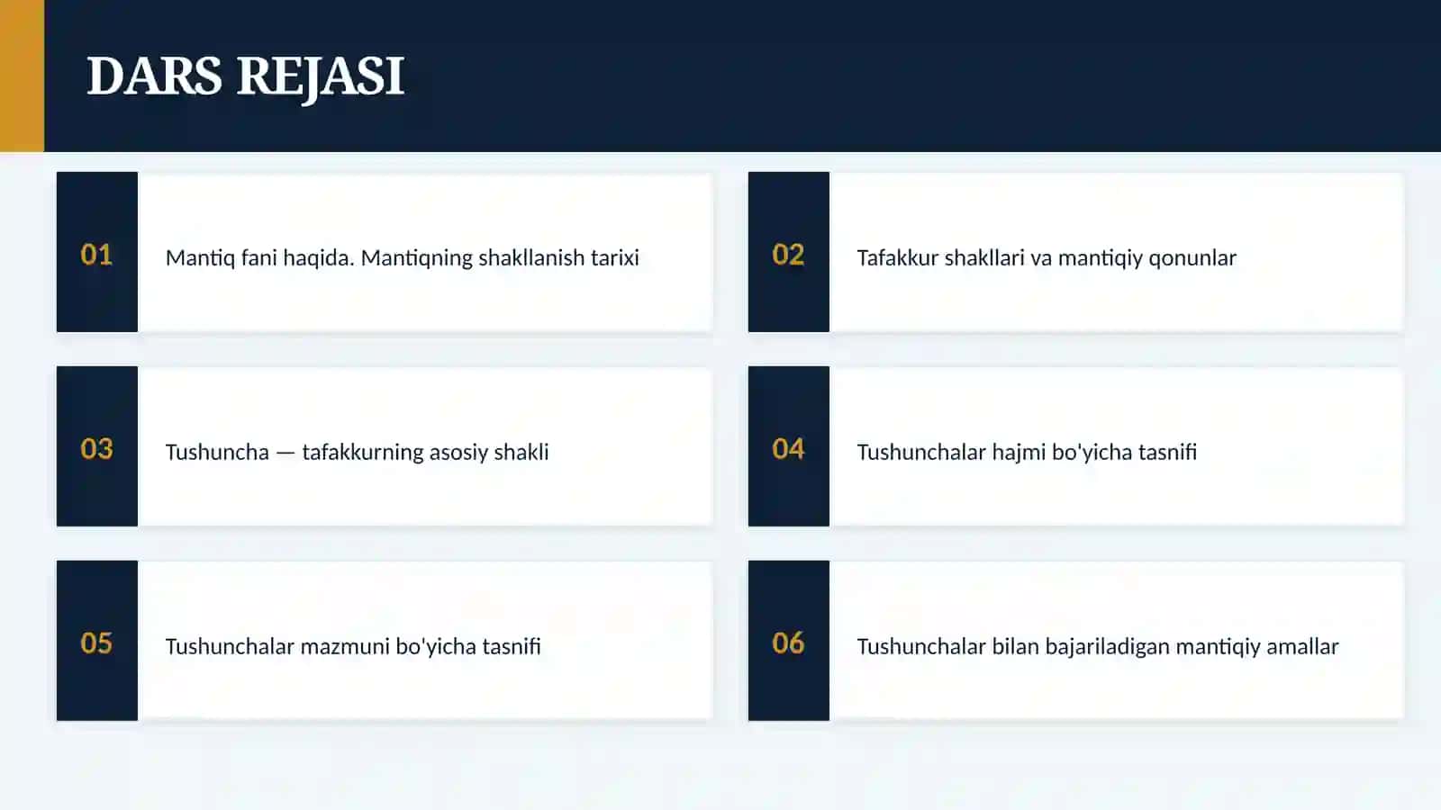 FALSAFA • 7- Mantiq 2