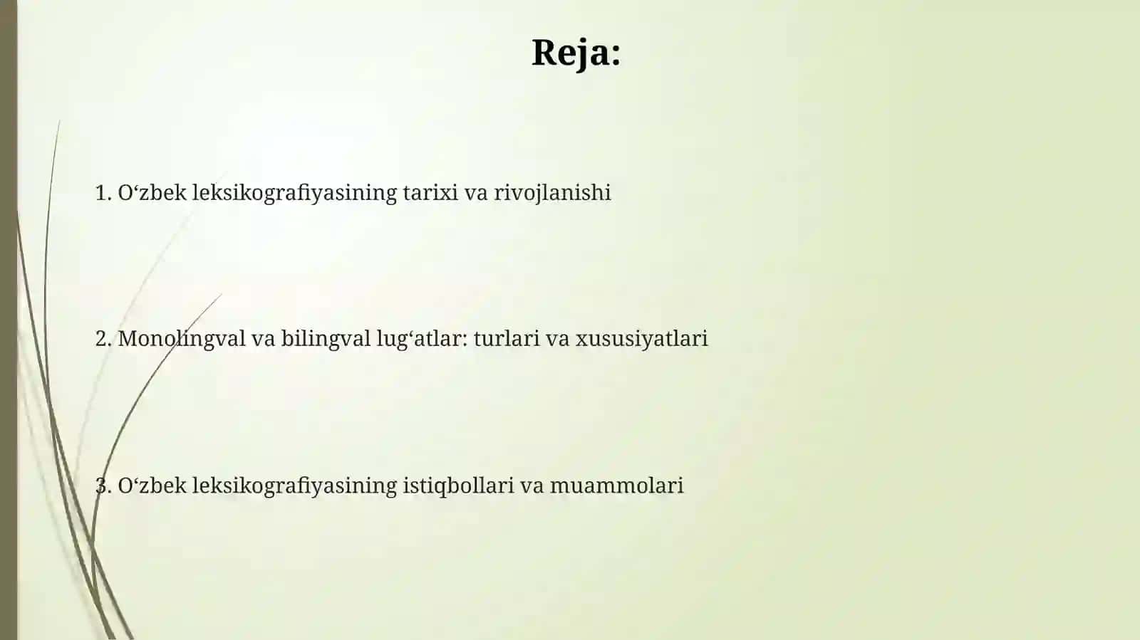 Oʻzbek leksikografiyasibirvaikkitillilugʻatlar 2