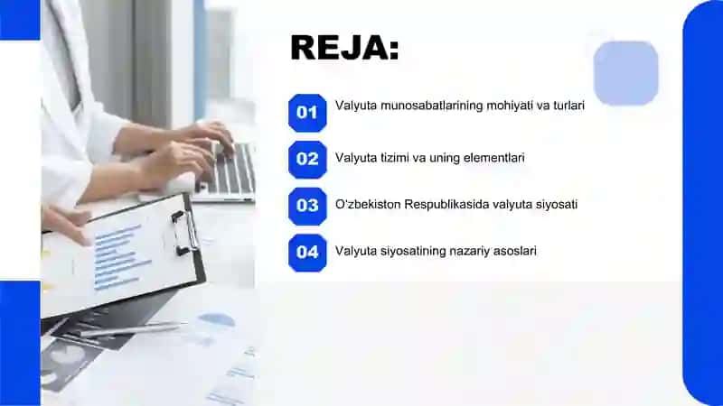 VALYUTA MUNOSABATLARINI TARTIBGA SOLISH VA VALYUTA SIYOSATINING NAZARIY ASOSLARI 2