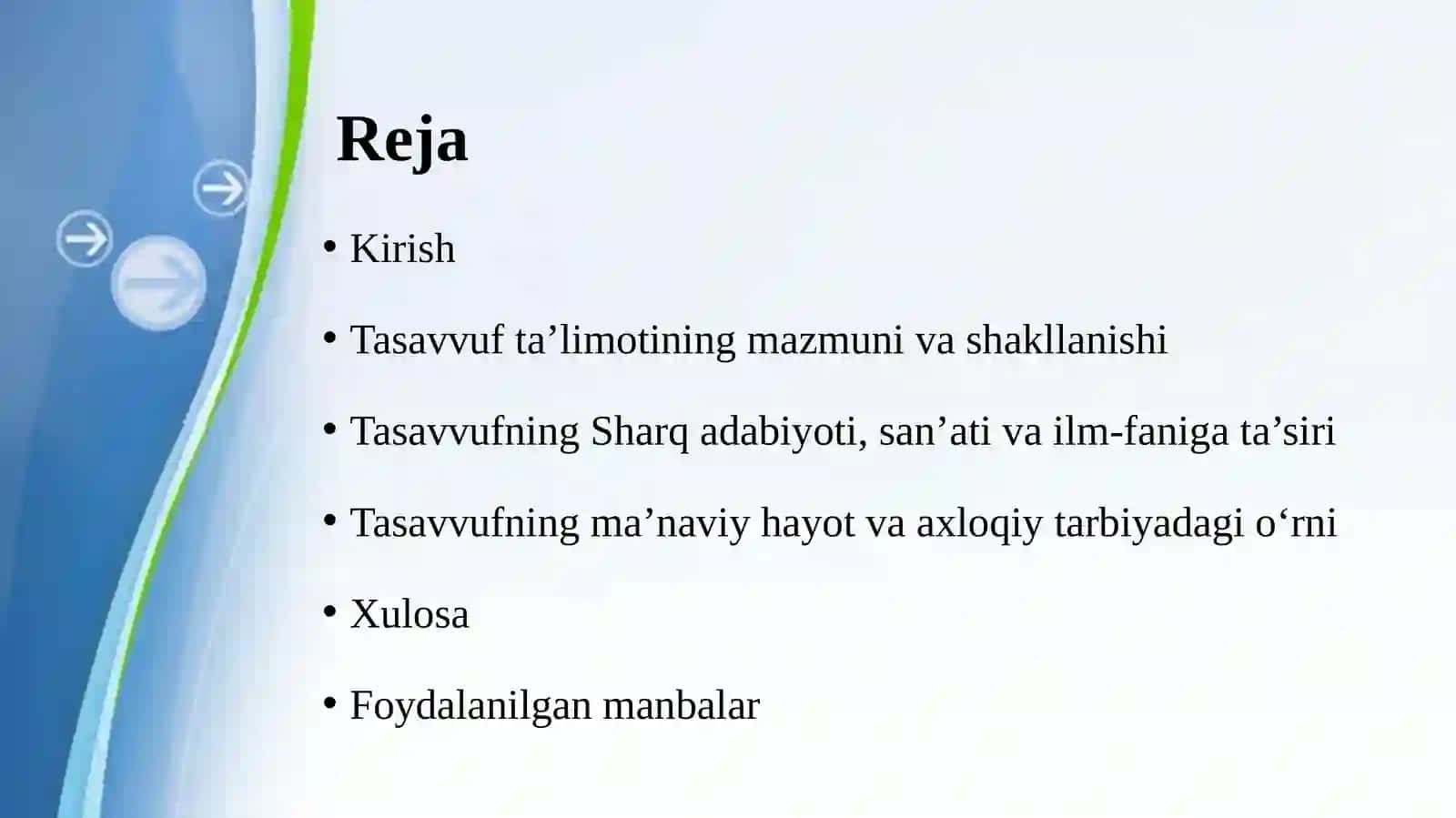 Tasavvuf ta’limotining Sharq madaniyatiga ta’siri 2