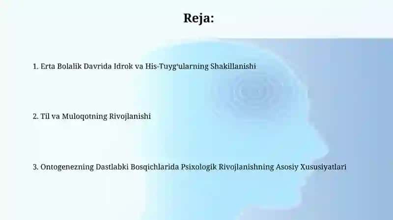 ONTOGENEZNING ILK BOSQICHLARIDA INSONNING PSIXIK RIVOJLANISHIGA XOS XUSUSIYATLAR 2