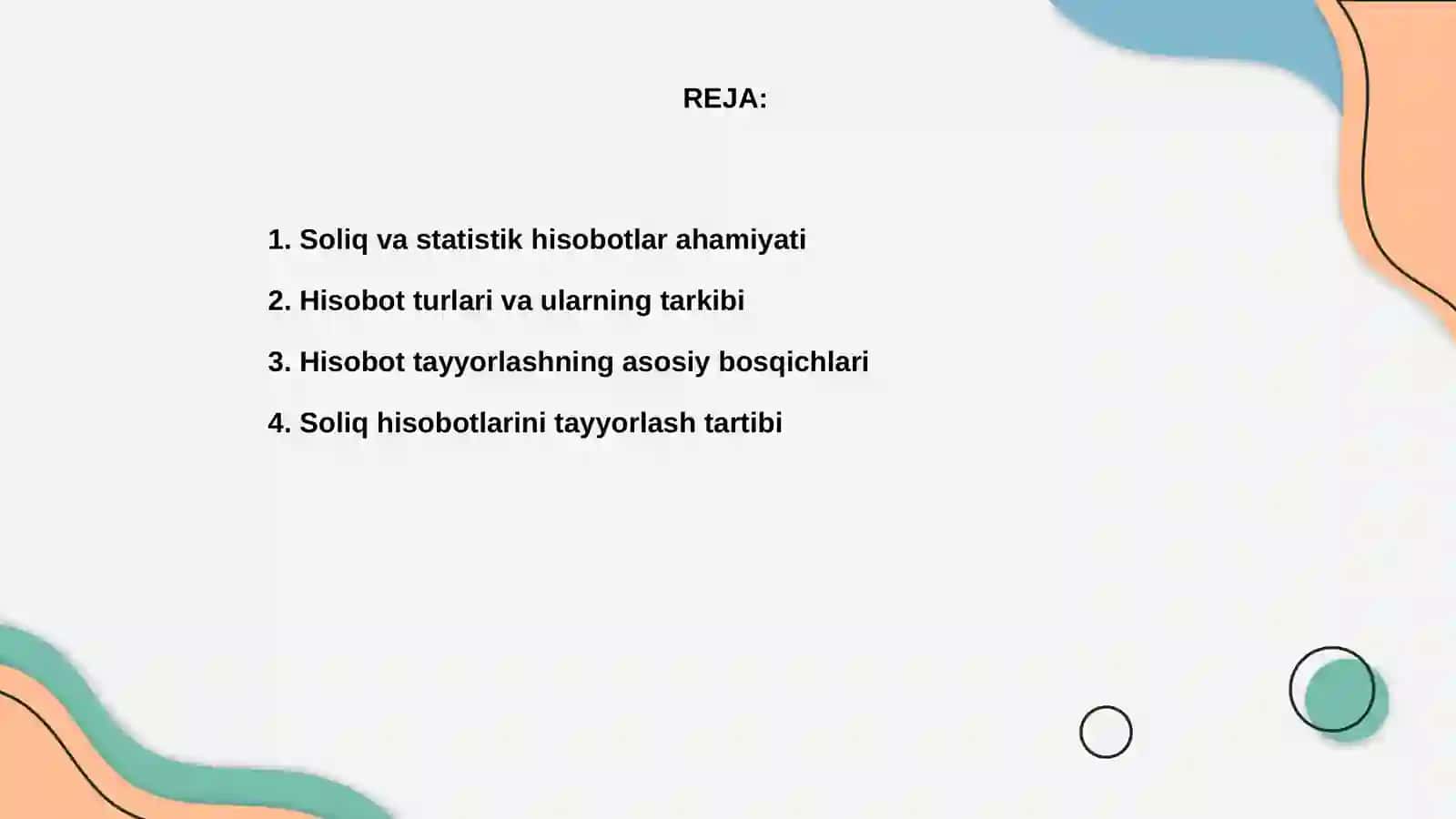 Soliq va statistik hisobotlar 2