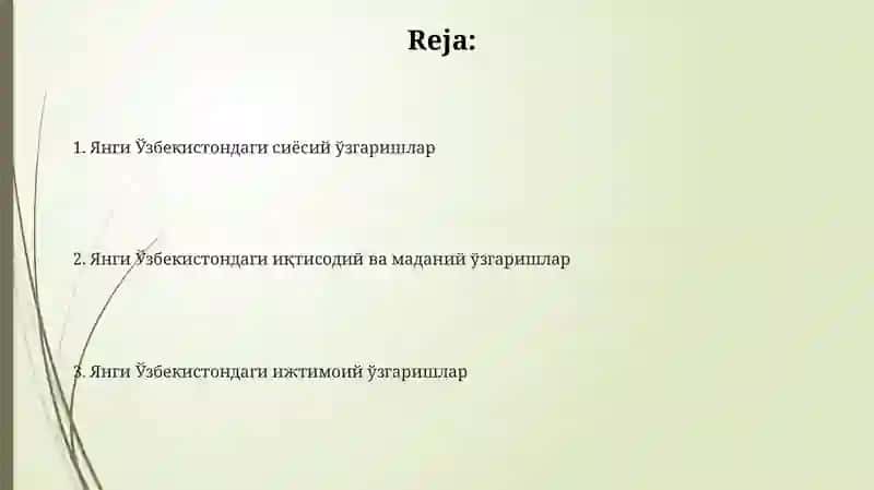 Янги Ўзбекистоннинг ижтимоий ўзгаришлари 2