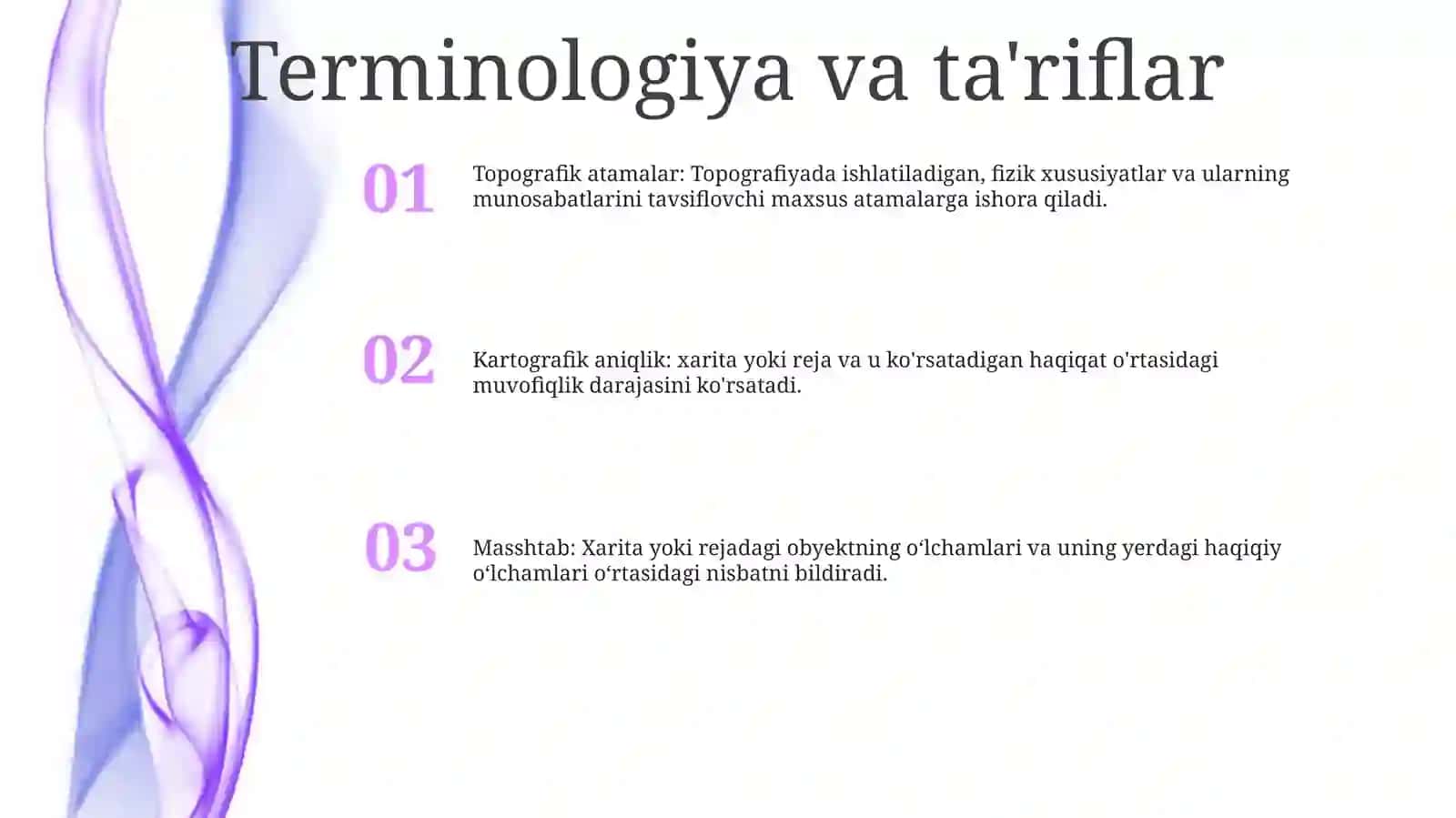Topografik Tartiblash Va Gfaflarning Noaniq QoʻLlanilishi 2