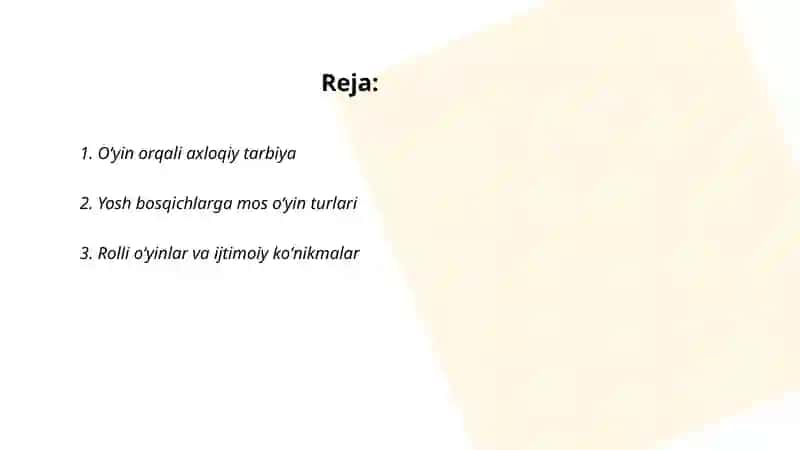 Oʻyin usuli:Bolalarni tarbiyalashda oʻyinlardan foydalanish 2