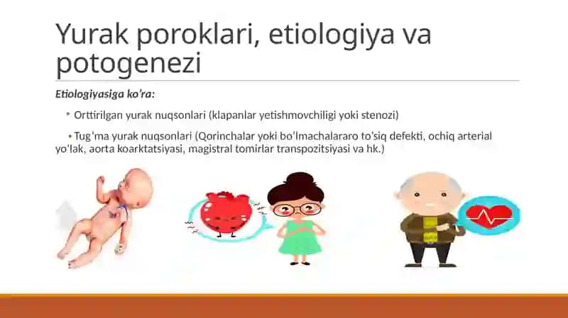 Yurakning Rivojlanish Nuqsonlari Yurak va Qon Tomir Kasalliklari 2
