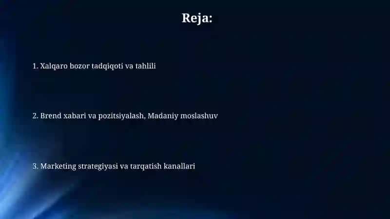 Brend imijini xalqaro bozorda yaratish yo’llari 2
