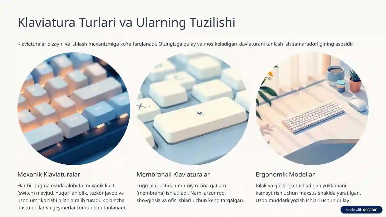 Klaviatura Bilan Samarali Ishlash: Asosiy Ko'nikmalar 2