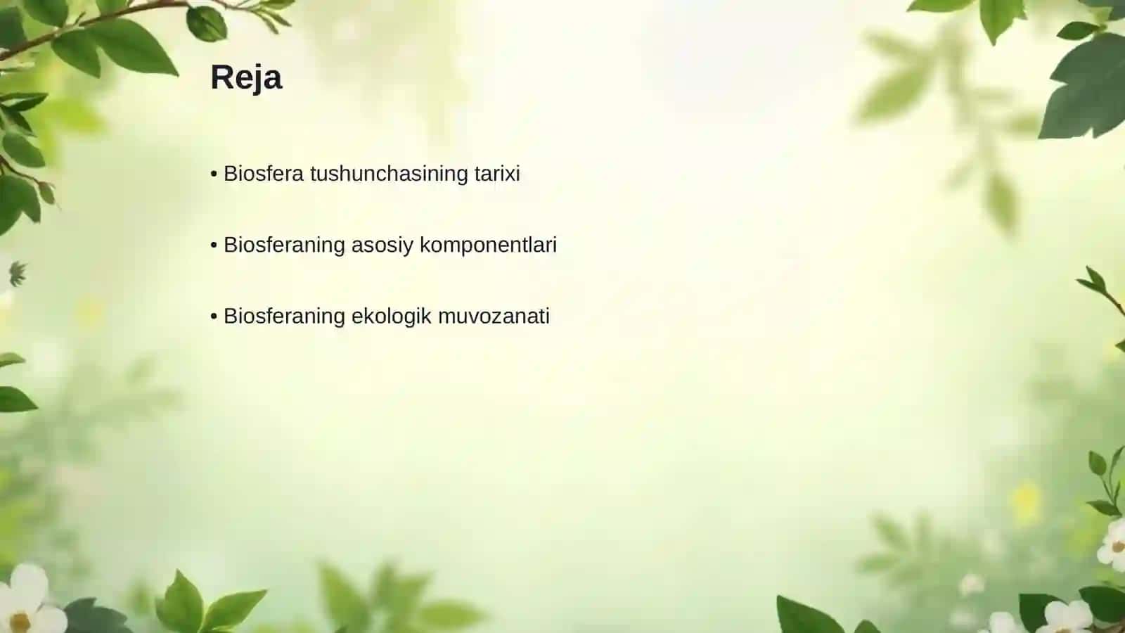 Biosfera tushunchasi va uning chegaralari 2