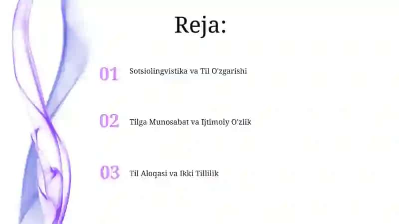 Sotsiolingvistika va Til O'zgarishi 2