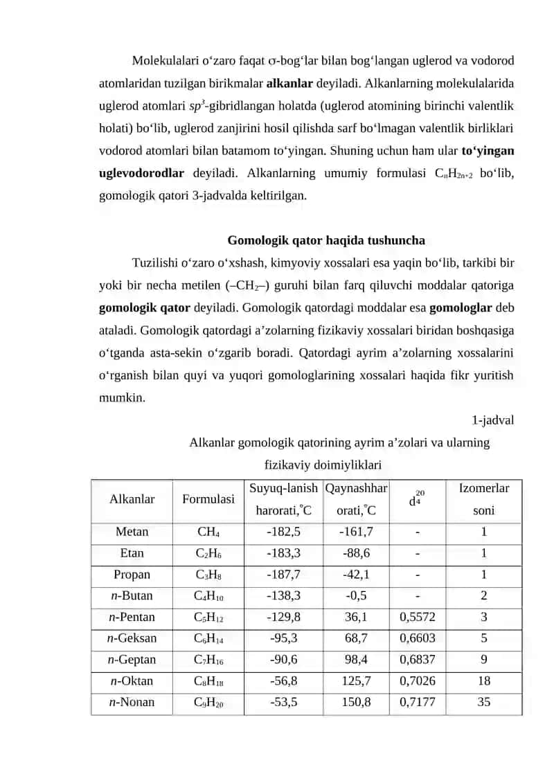 Alkanlar 2