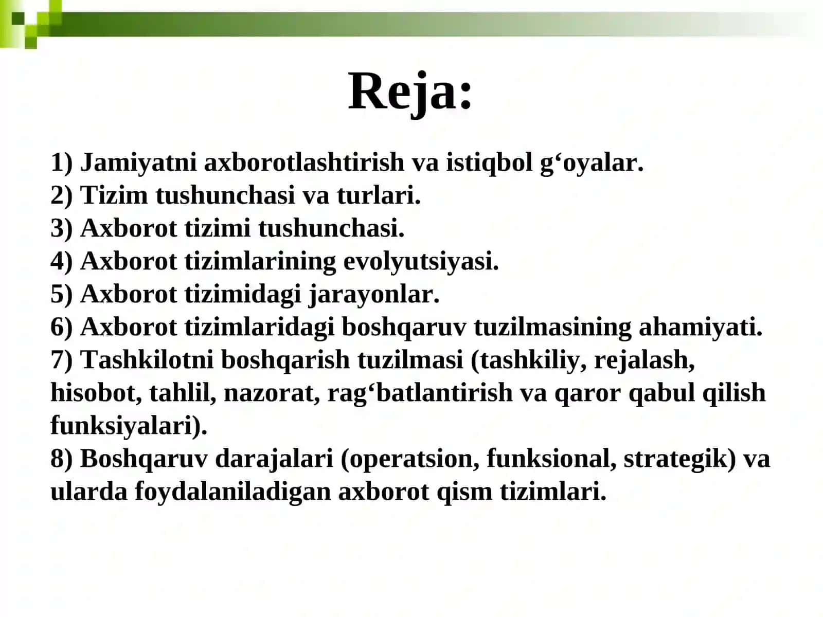 Axborot texnologiyalari va ularning turlari 2