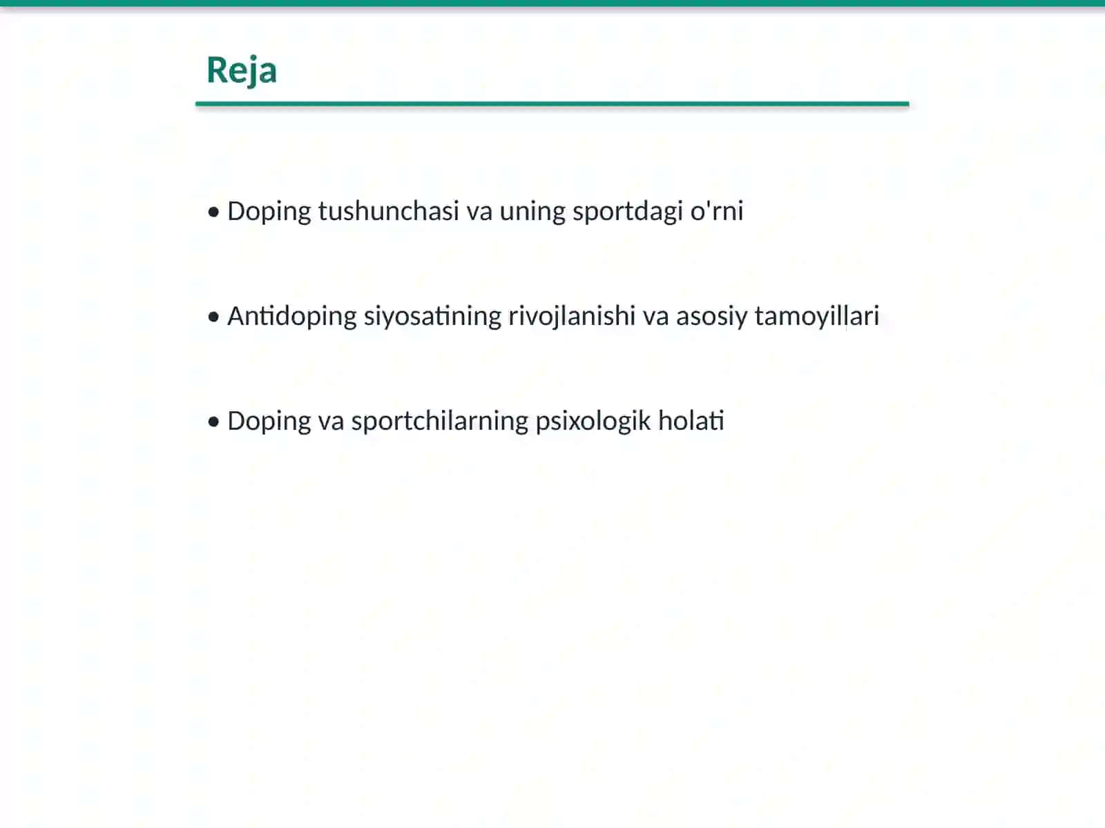 Doping va antidoping siyosatining yuqori malakali sportchilar tayyorgarligiga ta'siri 2