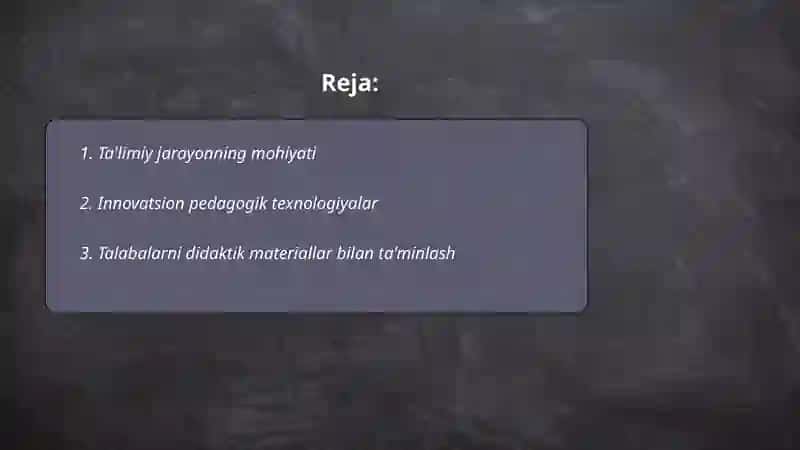 Yahlit pedagogik jarayon 2