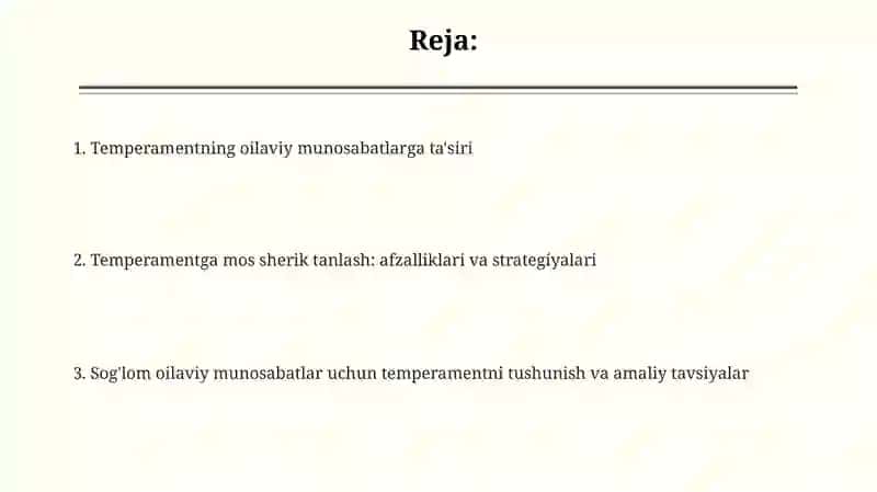 Temperamentning oilaviy munosabatlarga ta'siri 2