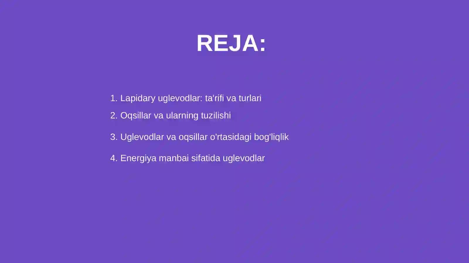 Lapidary uglevodlar oqsillar 2