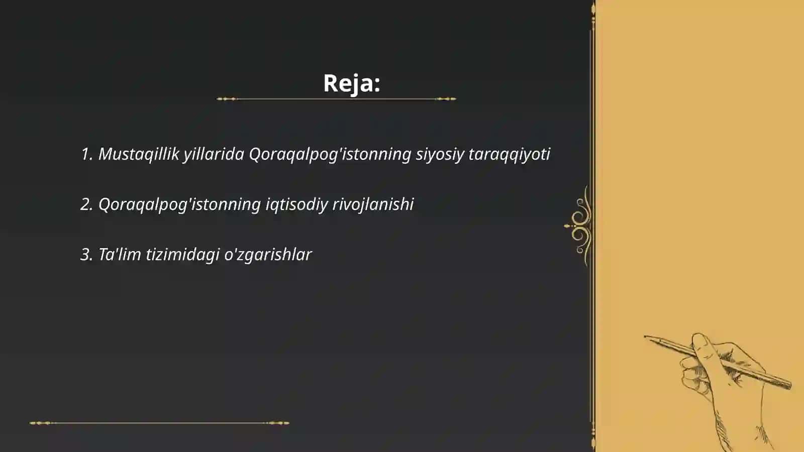 Mustaqillik yillarida Qoraqalpog'istonning siyosiy taraqqiyoti 2