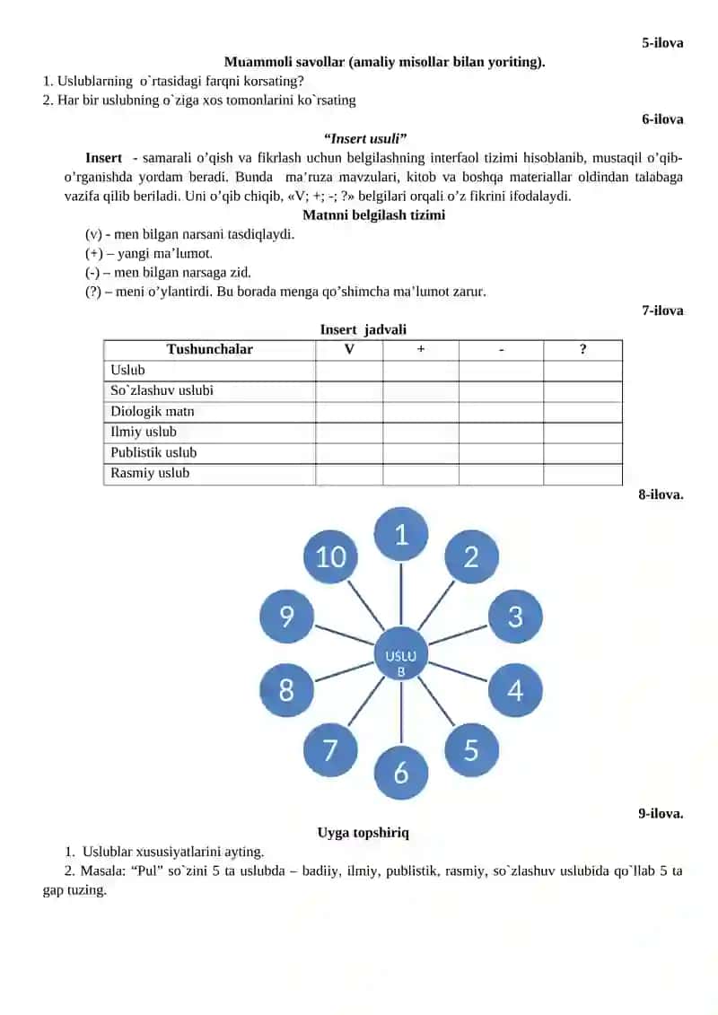 Adabiy nutq va uning uslublari 2