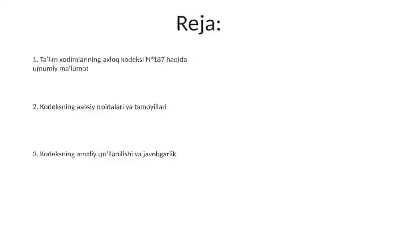 Pedagog-xodimlarning etik qoidalari 2