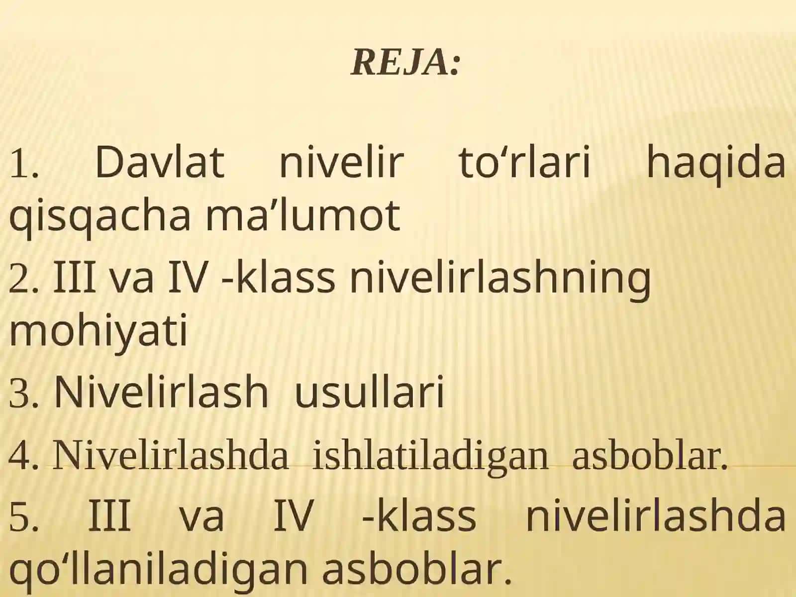 Davlat nivelir tо‘rlari haqida qisqacha ma‘lumot 2