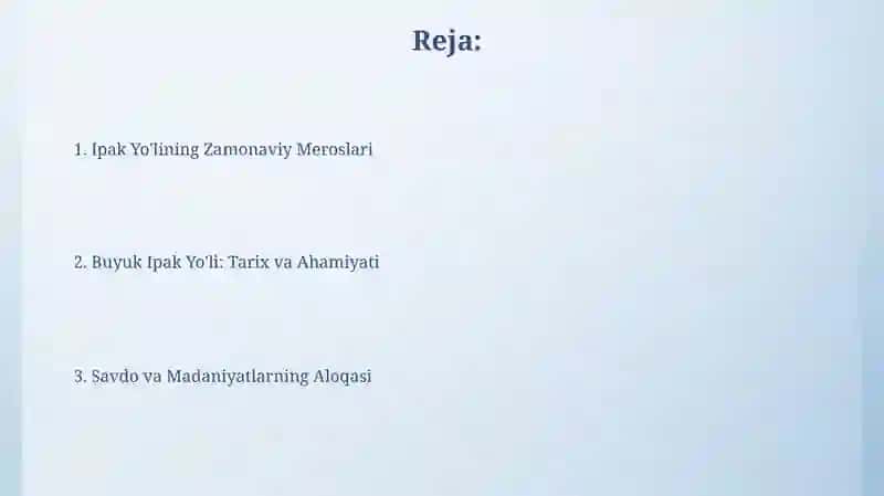 Buyuk ipak yoli muloqot yoli 2