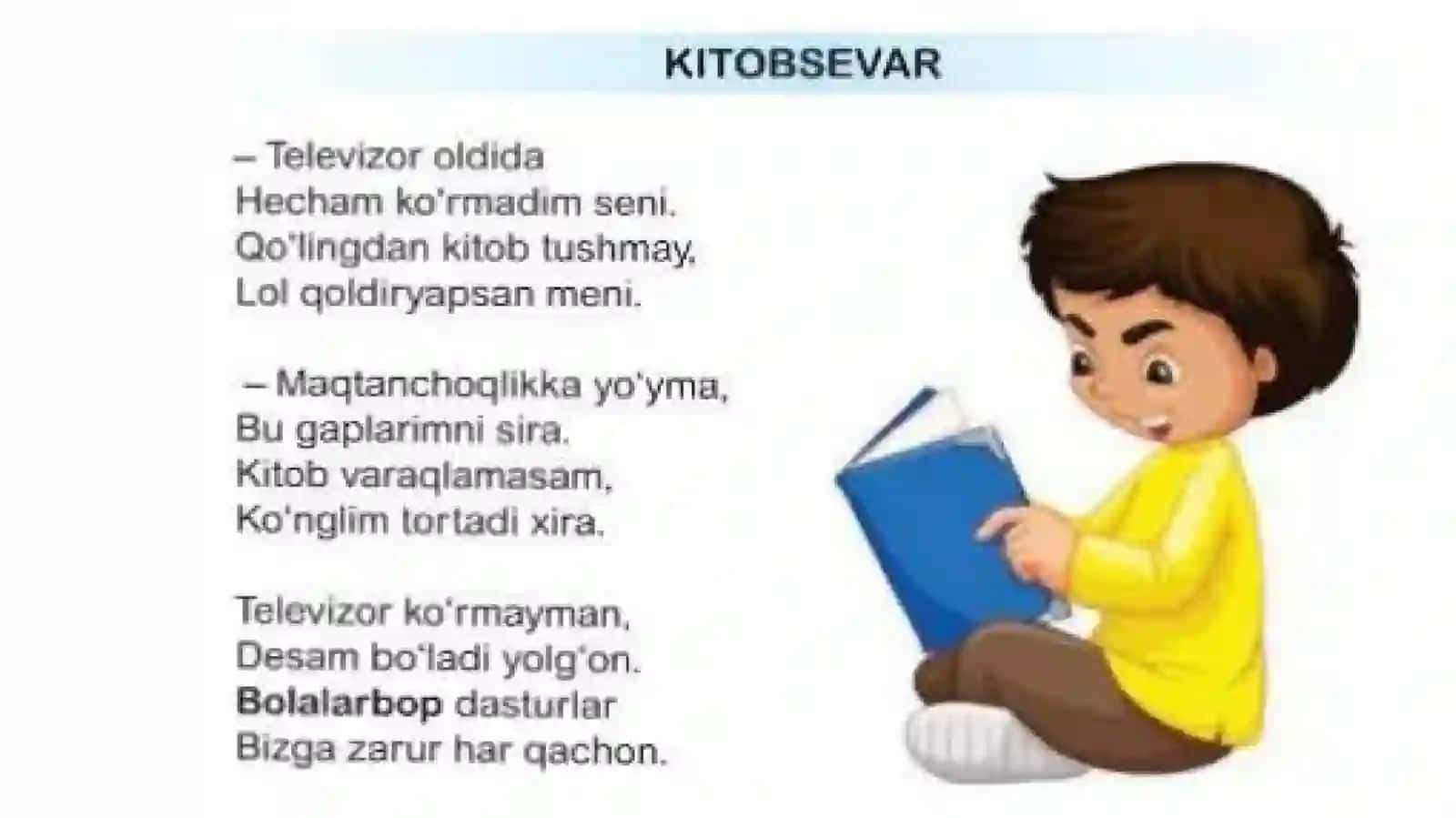 Kitob sevar she'ri 2