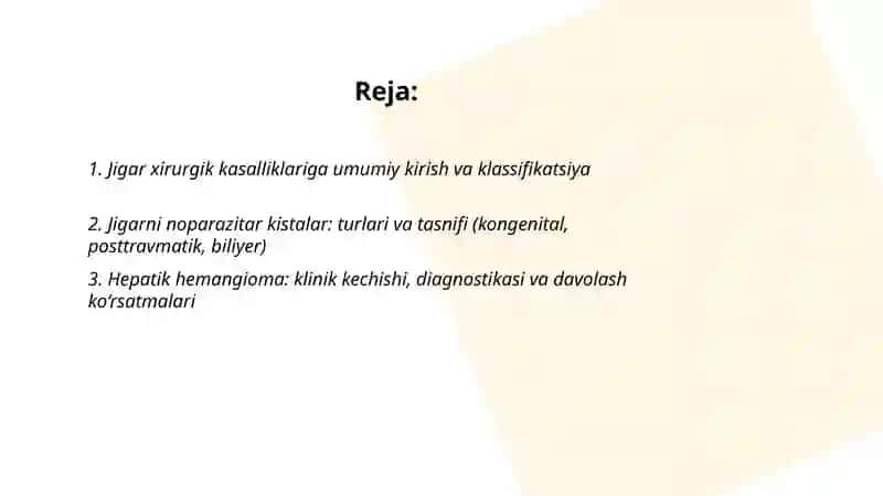 Jigar xirurgik kasalliklari 2
