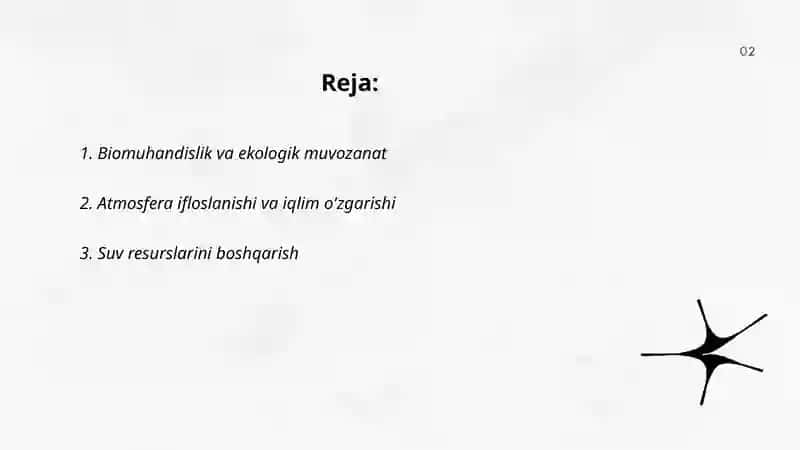 Biomuhandislik va ekologik muvozanat 2