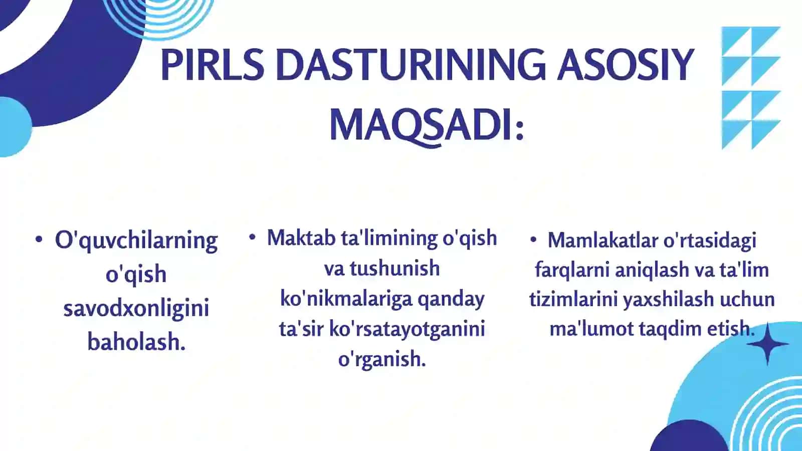 PIRLS DASTURI HAQIDA 2