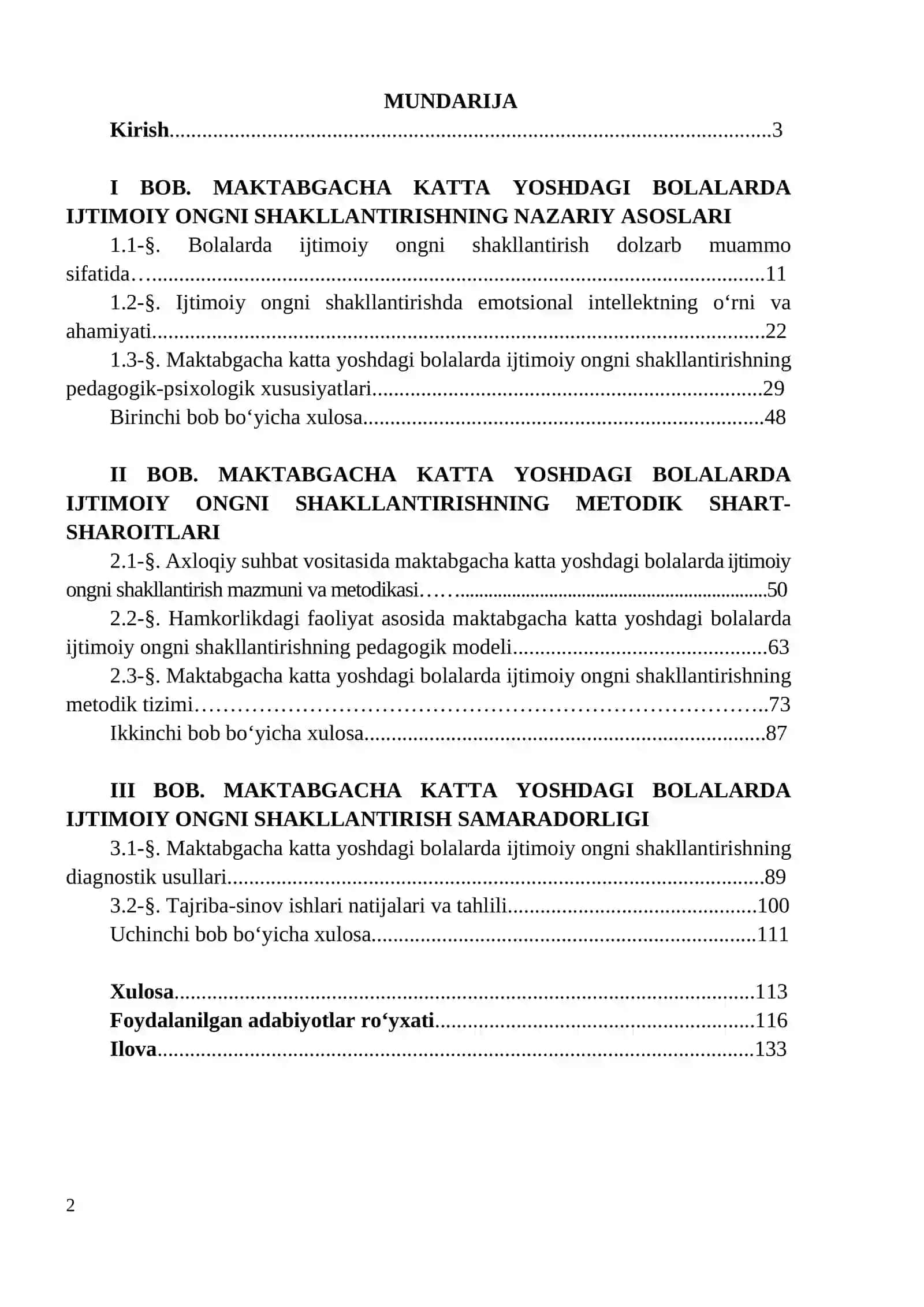 MAKTABGAСHA KATTA YOSHDAGI BOLALARDA IJTIMOIY ONGNI SHAKLLANTIRISH MЕTODIKASI 2