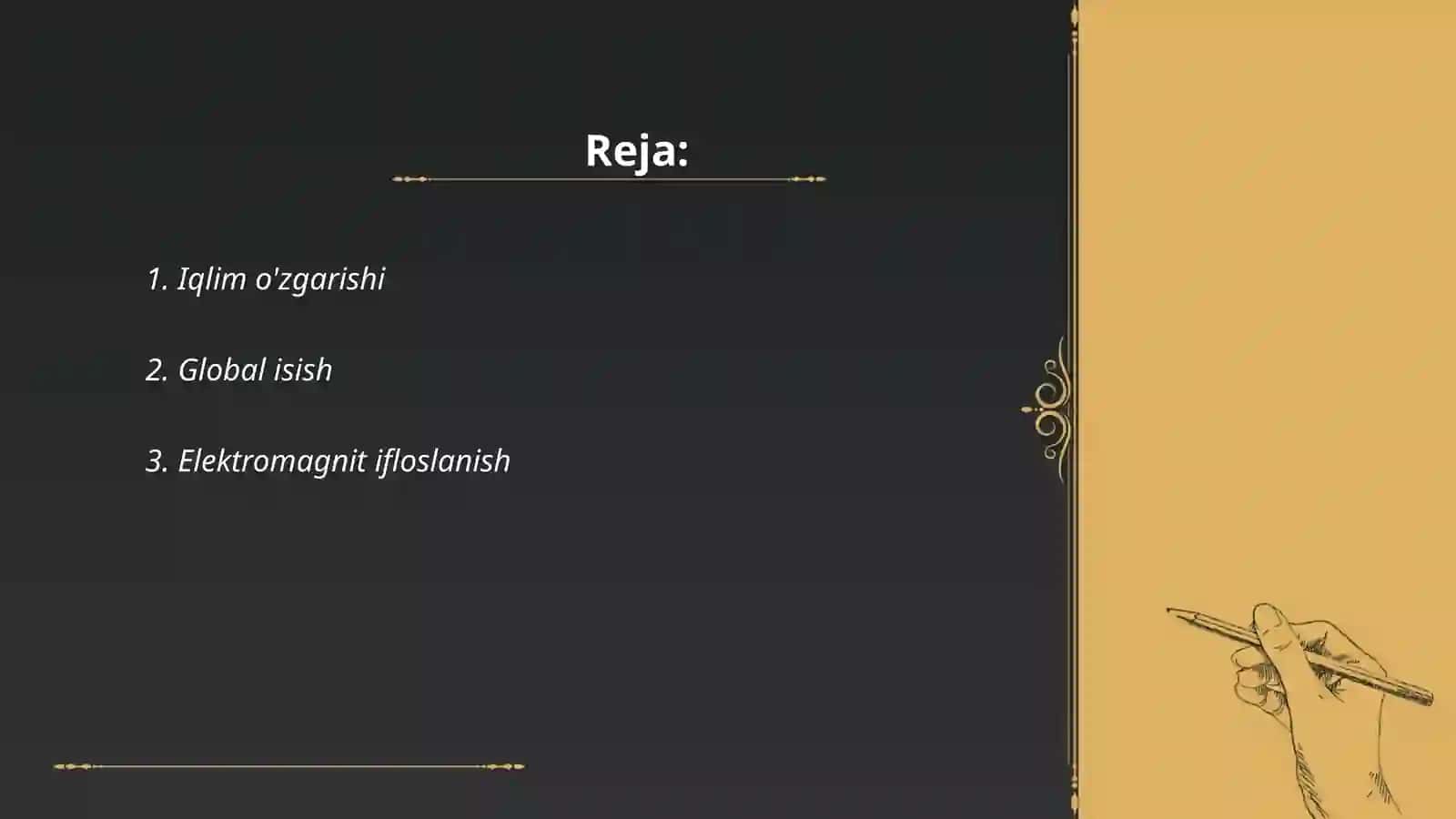 Iqlim o'zgarishi 2
