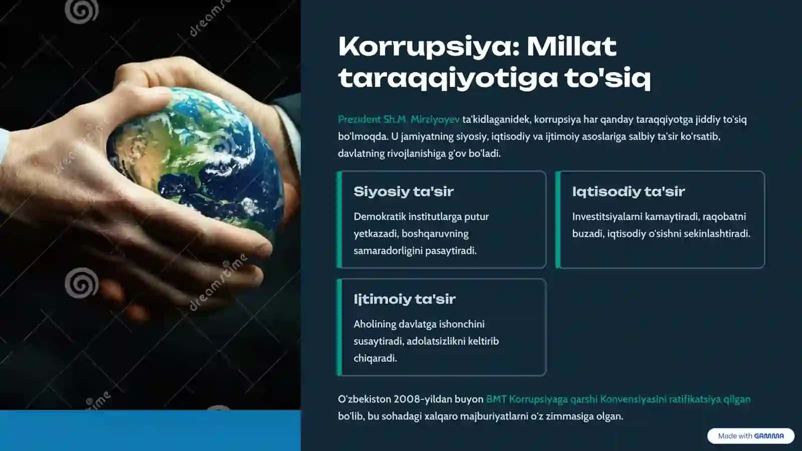 Korrupsiyaga qarshi kurashish: Davlat siyosati va vazifalari 2