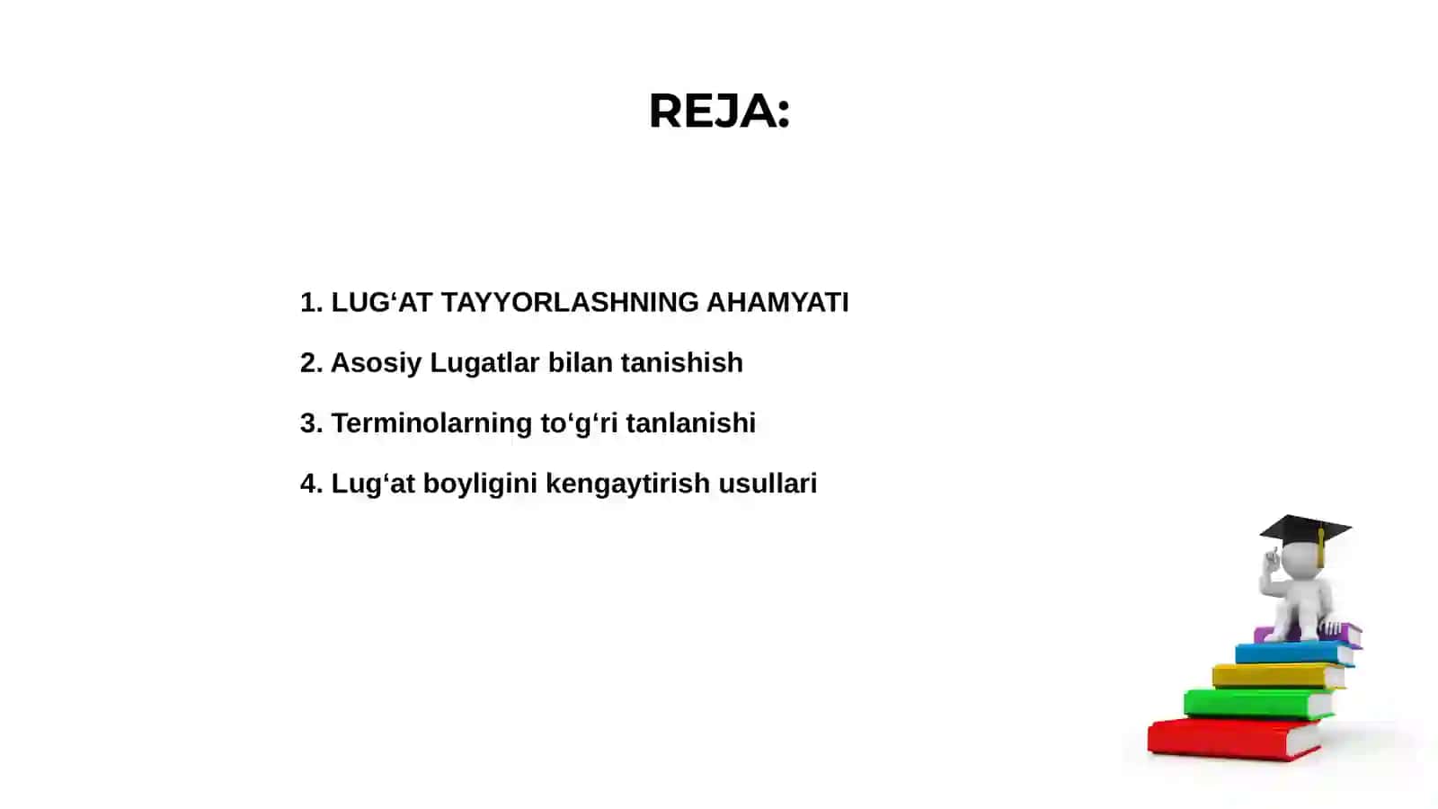LUGʻAT TAYYORLASH 2