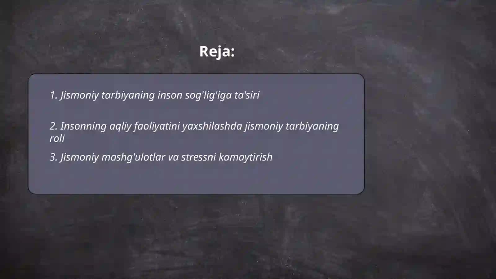Jismoniy tarbiyaning inson kamolotidagi tutgan oʻrni 2