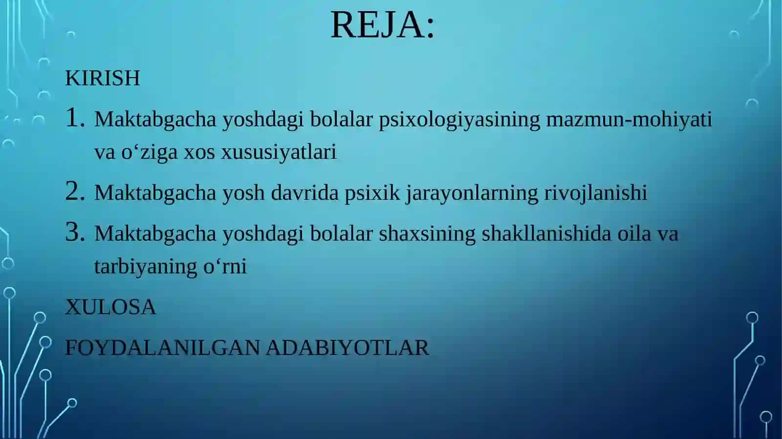 Maktabgacha yoshdagi bolalar psixologiyasi 2
